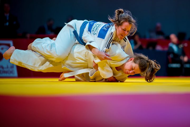 Jasmin Siebelitz bei einem ihrer Judokämpfe. Foto: SOD/Sascha Klahn
